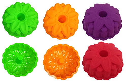 Original GMMH Moldes de Silicona Flores Molde para Hornear Forma Fruta Molde - Lila