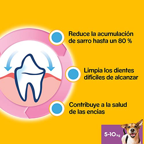 Pack de 56 Dentastix de uso diario para la limpieza dental de perros pequeños (Pack de 1)