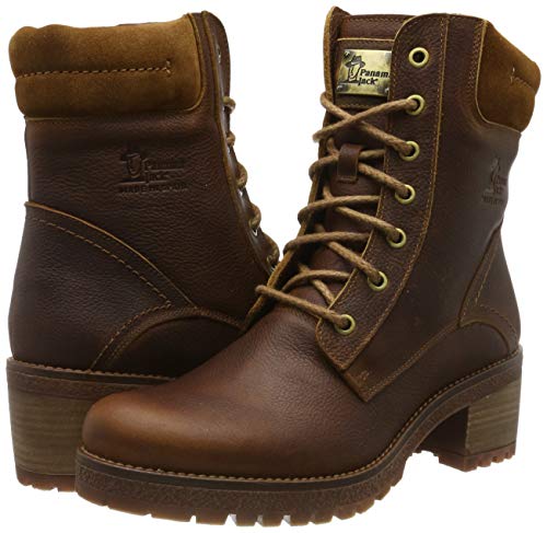 Panama Jack Phoebe, Botas Militar para Mujer, Marrón (Cuero B10), 42 EU