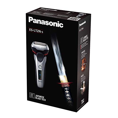 Panasonic ES-LT2N Afeitadora eléctrica para Hombre, 3D Plata, batería, inalámbrico