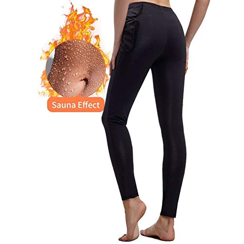 Pantalones para Adelgazar - Mallas Deportivas Mujer, Mallas Termicas de Neopreno, Pantalón de Sudoración Adelgazantes, Leggings Anticeluliticos Fitness (XL)