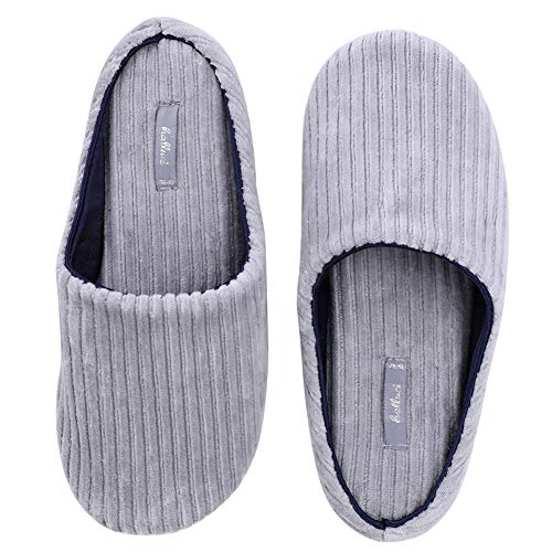 Pantuflas interior terciopelo cálidas mujer spa viaje invitados dormitorio hotel suave cómodas, abiertas parejas antideslizantes zapatillas para casa oficina térmicas zapatillas invierno otoño