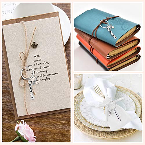 Paquete de 20 regalos para invitados de boda, diseño de Angle Danke Style, llavero con cordón, bolsa para dulces, regalo de boda para invitados, decoración rústica de boda, fiesta,regalo de veneno