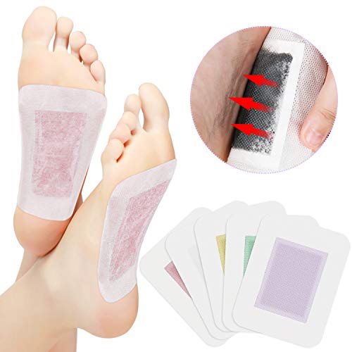 Parches para los Pies, Kapmore 20 PCS Parches Detox para Pies Parches Desintoxicantes Parches Desintoxicación Eliminar Toxinas del Cuerpo, Cuidado de la Salud (20PCS)