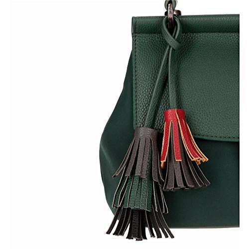 Pepe Jeans, Bolso para Ordenador Adaptable, 40 cm, 12 litros, Verde