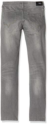 Pepe Jeans Emerson Jeans para Niños, Gris (10oz Grey Used 000), 14 años (Talla fabricante: 14y/S/164)