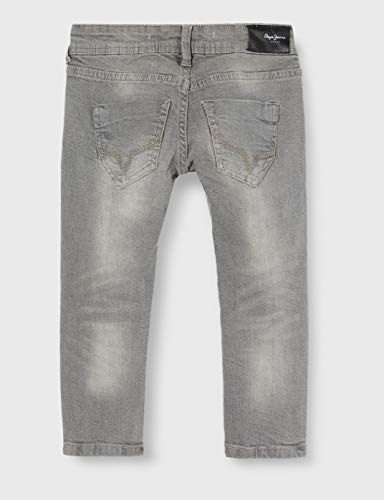 Pepe Jeans Emerson Jeans para Niños, Gris (10oz Grey Used 000), 14 años (Talla fabricante: 14y/S/164)