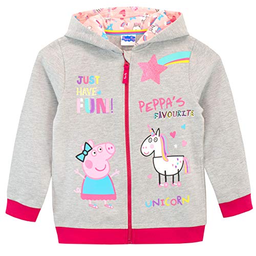 Peppa Pig Conjunto de Sudadera con Capucha y Leggings para Niñas Unicornio Multicolor 4-5 Años