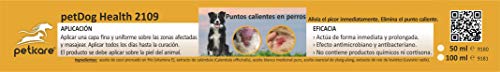 Peticare Perro Bio Crema contra PIO-Dermatitis y Hot-Spot - Pomada Especial para Formas Puntos Calientes Atopica, Alivia Picores, Calma la Piel, Cuidado 100% Organico - petDog Health 2109 (50 ml)