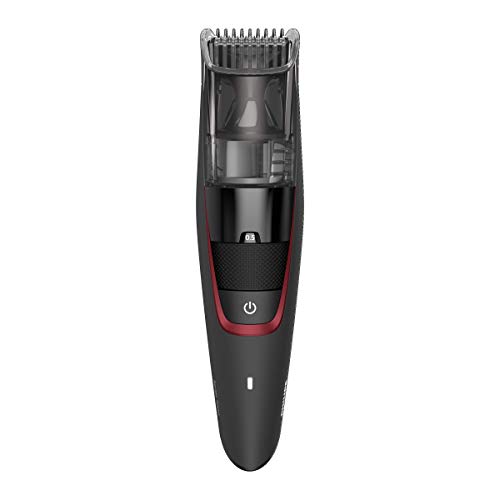 Philips BT7 BEARDTRIMMER Series 7000 Barbero con Sistema de aspiración BT7500/15, Negro, normal