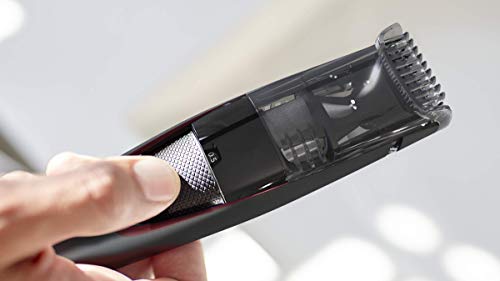 Philips BT7 BEARDTRIMMER Series 7000 Barbero con Sistema de aspiración BT7500/15, Negro, normal