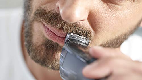 Philips BT7 BEARDTRIMMER Series 7000 Barbero con Sistema de aspiración BT7500/15, Negro, normal