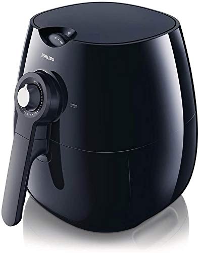 Philips Freidora sin Aceite HD9220/20 - AirFryer con tecnología Air Rapid, libro de recetas incluido, color negro