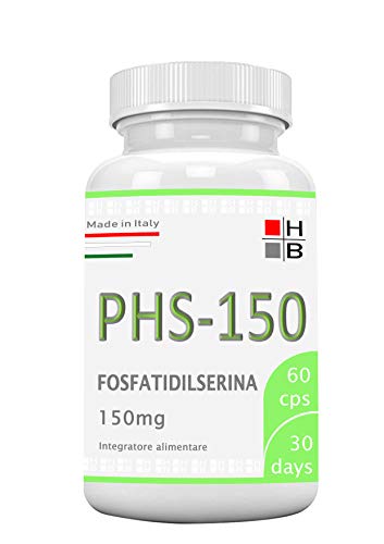 PHS-150 - Aparato de foSFATIDILSERINA - 60 CPS - Para aquellos que no pierden peso - Gonificador abdominal - Reduce el cortinillo en la sangre - Grasa abdominal 100 % italiana.