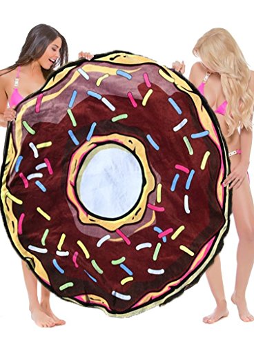 Piscina circular y toalla de playa Giant Donut - Diseños surtidos