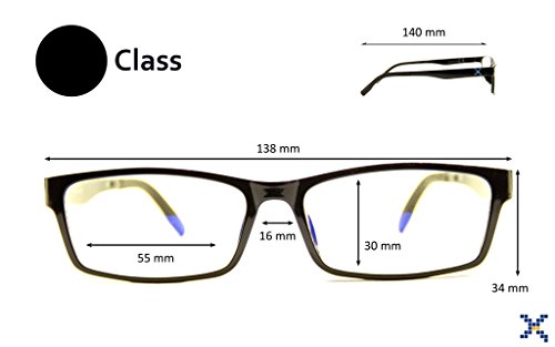 Pixel Lens Class Gafas PRESBICIA + 1.50 para Ordenador, TV, Tablet,Gaming. contra EL CANSANCIO Ocular, Confort Visual, Montura Ligera, CERTIFICADA LUZ Azul - 41% Y UV -100% EN LA Universidad DE TURÍN