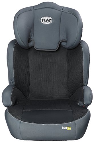 Play Two Fix, Silla de coche grupo 2/3 Isofix, gris/negro