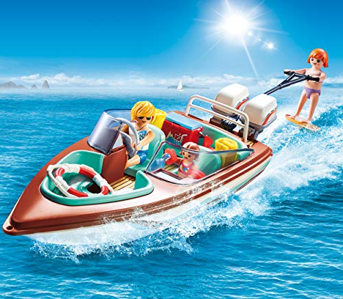 PLAYMOBIL- Lancha Motor Submarino Juguete, Multicolor (geobra Brandstätter 9428)