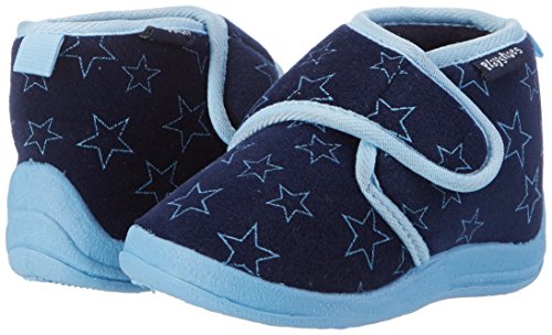 Playshoes Zapatillas Pastello, Pantuflas Unisex Niños, Azul (Marine 11), 22/23 EU