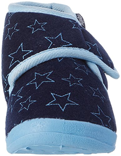 Playshoes Zapatillas Pastello, Pantuflas Unisex Niños, Azul (Marine 11), 22/23 EU