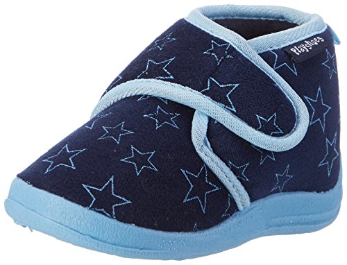 Playshoes Zapatillas Pastello, Pantuflas Unisex Niños, Azul (Marine 11), 22/23 EU