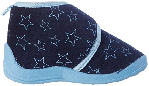 Playshoes Zapatillas Pastello, Pantuflas Unisex Niños, Azul (Marine 11), 22/23 EU