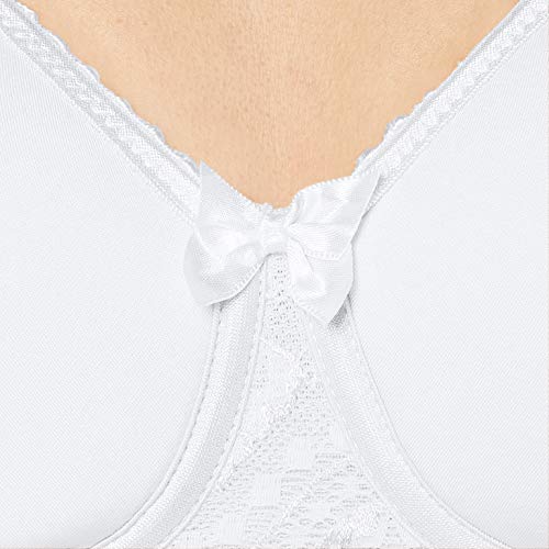 Playtex APP04MW Sujetador sin aros, Blanco (Blanco/Branco), 100.B para Mujer