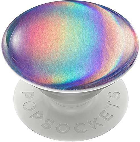 PopSockets PopGrip - Soporte y Agarre para Teléfonos Móviles y Tabletas con un Top Intercambiable - Rainbow Orb Gloss