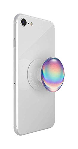 PopSockets PopGrip - Soporte y Agarre para Teléfonos Móviles y Tabletas con un Top Intercambiable - Rainbow Orb Gloss