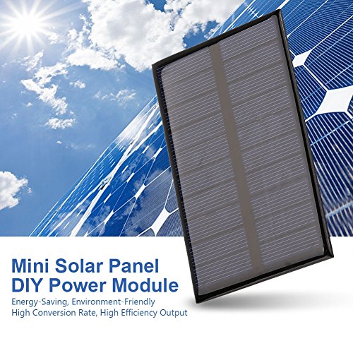 Portátil 1.2W 5V Mini Panel Solar Módulo DIY para batería Teléfono Celular Cargador de Juguete Cargador de teléfono Celular Inicio