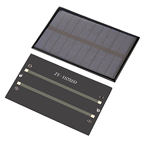 Portátil 1.2W 5V Mini Panel Solar Módulo DIY para batería Teléfono Celular Cargador de Juguete Cargador de teléfono Celular Inicio