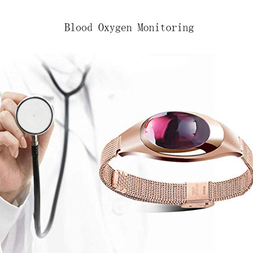 Pulsera Inteligente Regalo de Mujer de Gama Alta frecuencia cardíaca oxígeno en la Sangre medidor de presión Arterial recordatorio de Paso sueño explosión Reloj Inteligente de Metal