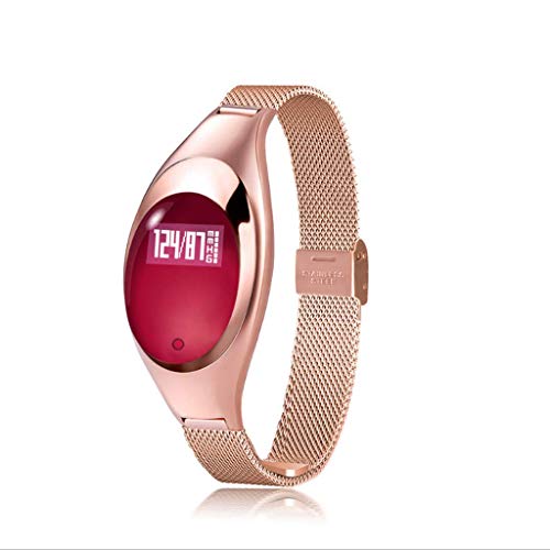 Pulsera Inteligente Regalo de Mujer de Gama Alta frecuencia cardíaca oxígeno en la Sangre medidor de presión Arterial recordatorio de Paso sueño explosión Reloj Inteligente de Metal