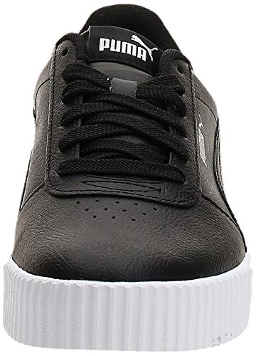 PUMA Carina L, Zapatillas para Mujer, Negro Black White Silver, 39 EU