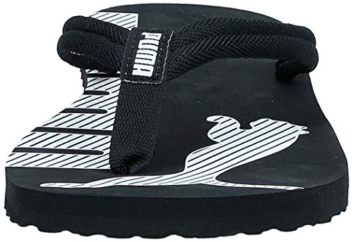 PUMA Epic Flip V2, Chanclas Unisex Adulto, Negro (Black/White), 44.5 EU