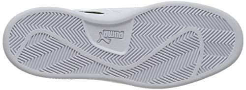 PUMA Smash V2, Zapatillas Unisex Adulto, Negro Black White Silver, 41 EU