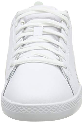 PUMA Smash WNS V2 L, Zapatillas para Mujer, Blanco White White, 42 EU