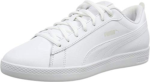 PUMA Smash WNS V2 L, Zapatillas para Mujer, Blanco White White, 42 EU