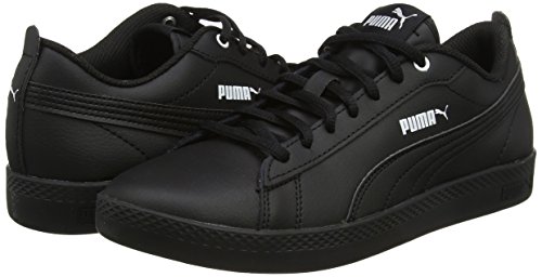 PUMA Smash WNS V2 L, Zapatillas para Mujer, Negro Black Black, 41 EU