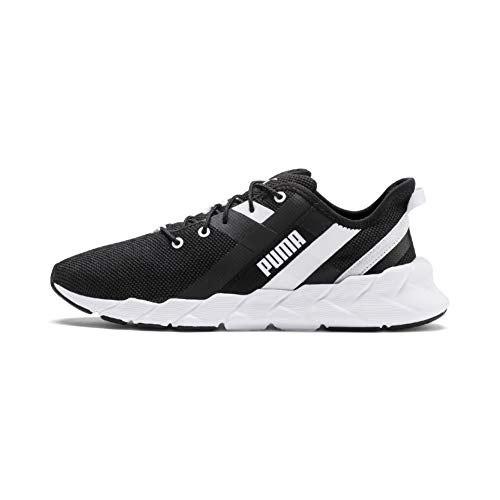 PUMA Weave XT WN'S, Zapatillas Deportivas para Interior para Mujer, Negro Black White, 38.5 EU