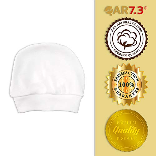 QAR7.3 Ropa Bebe Recien Nacido - 5 Piezas, Unisex, 0-3 Meses, Talla 56 - Blanco