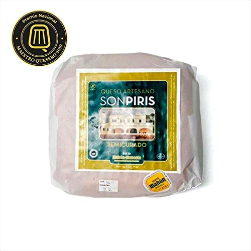 Queso Mahón / Menorca Semicurado D.O.P. Son Piris (SEMICURADO, PIEZA ENTERA /3 kg. aprox.)