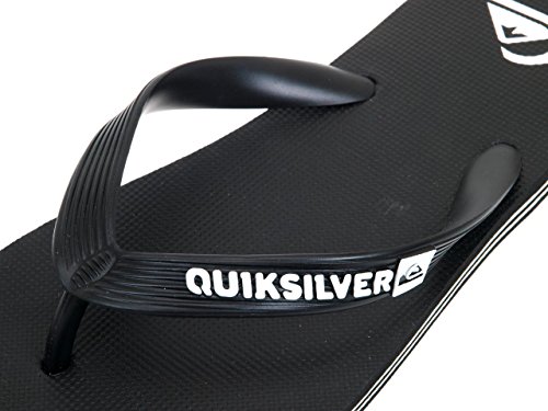 Quiksilver Molokai-Flip-Flops For Men, Zapatos de Playa y Piscina para Hombre, Negro (Black/Black/White Xkkw), 41 EU