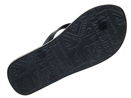 Quiksilver Molokai-Flip-Flops For Men, Zapatos de Playa y Piscina para Hombre, Negro (Black/Black/White Xkkw), 41 EU