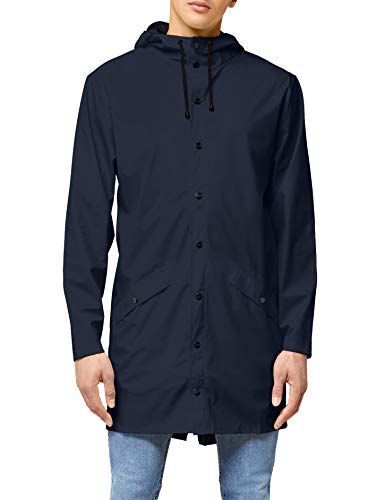 Rains Jacket, Impermeable para Hombre,, color azul, talla X-Large