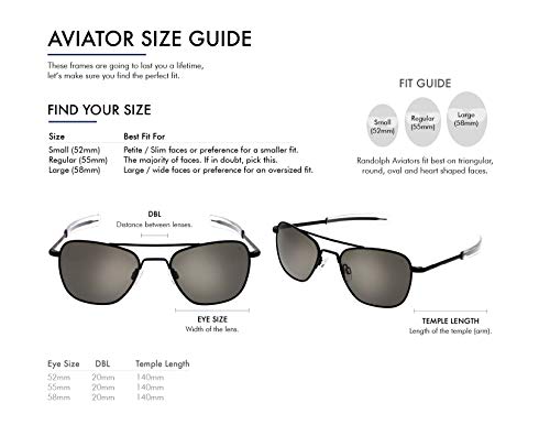 Randolph Gafas de Sol Aviator AF065