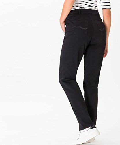 Raphaela by Brax Corry Fay|Fame| Comfort Plus Vaqueros Straight, Negro, W52/L32 (Talla del Fabricante: 52) para Mujer