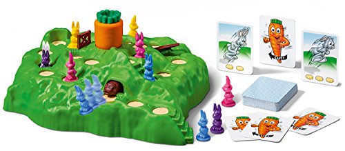 Ravensburger 21330 Funny Bunny Kids Edad 4 años en adelante, un Divertido y rápido Juego Familiar Que Puedes Jugar una y Otra Vez