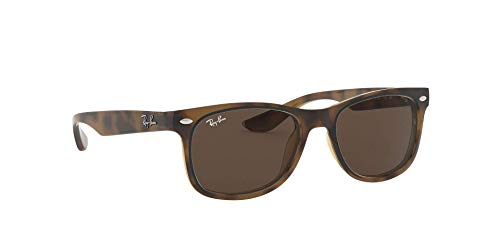 Ray-Ban Rj9052S Gafas de sol, Rectangulares Unisex niños Unisex niños, marrón