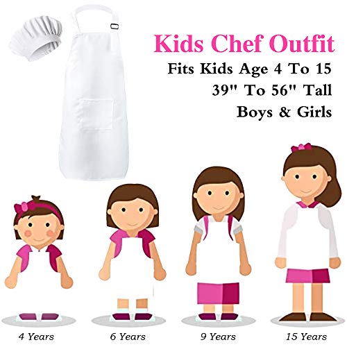 Real Kids Baking Set 32 piezas incluye delantal para niños, sombrero de chef, guante de horno, herramientas reales para hornear, el mejor regalo adecuado para niños y niñas